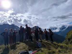 Ancascocha trekking route