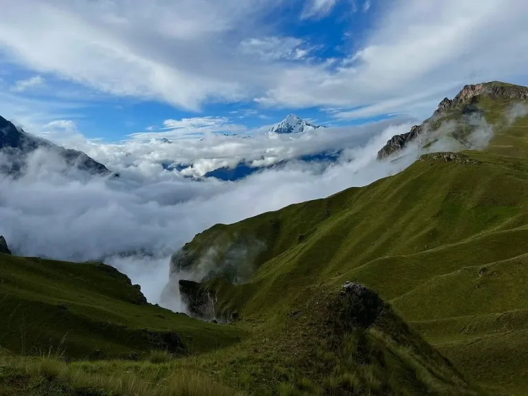 Ancascocha trekking route to Machu Picchu.