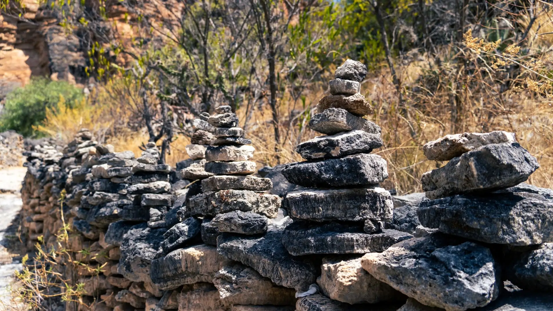 Andean Spirituality in Peru sacred stone cairns