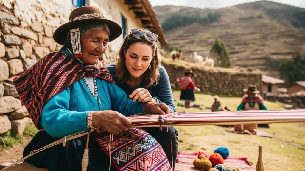 Andean Spirituality in Peru weaving traditions