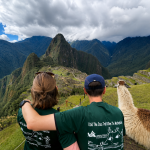 Arrival at the Inca citadel of Machu Picchu