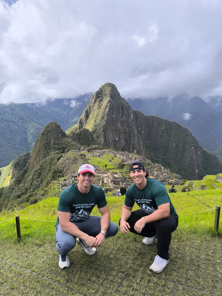 Arrival at the famous Inca citadel of Machu Picchu, following the Salkantay hiking trail