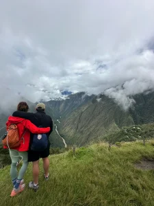 Couple Admiring Andean Valley View