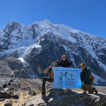 High Mountain Pass Summit Views on a Salkantay Trek luxury Tour