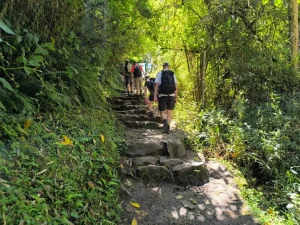 Hike after visiting the Inca site of Wiñay Wayna
