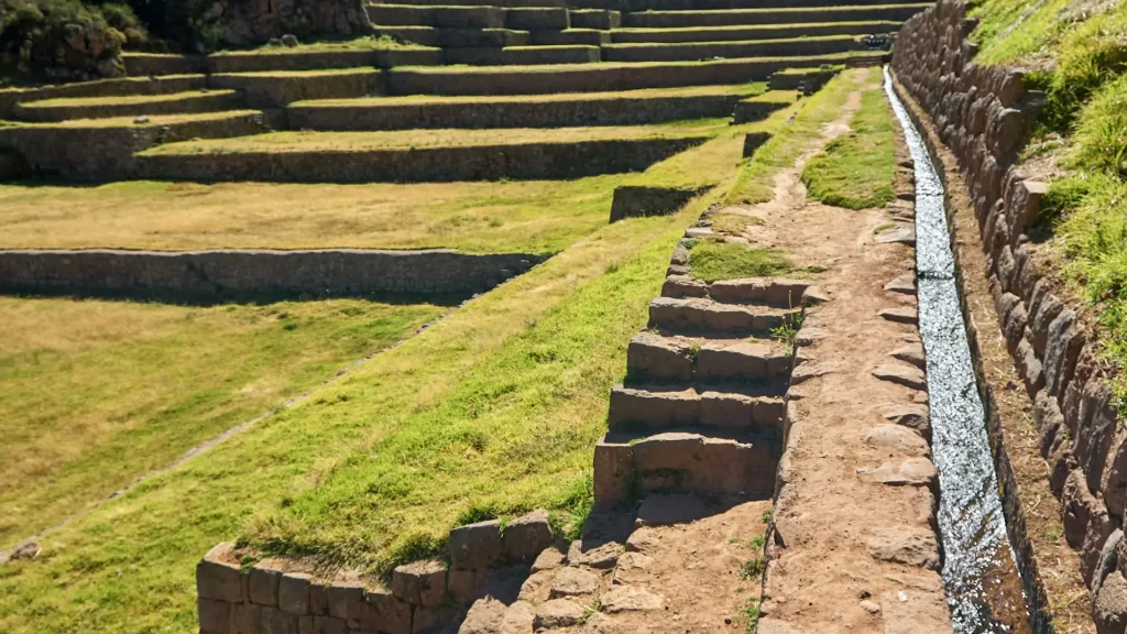 Inca Agricultural Terraces irrigation engineering
