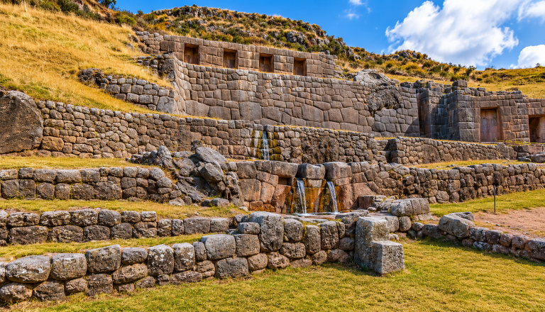 Tambomachay Archaeological Site, located near Cusco, Peru