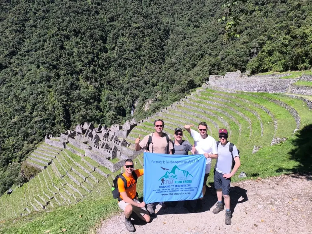 The Wiñay Wayna archaeological site, a key stop on the Inca Trail to Machu Picchu.