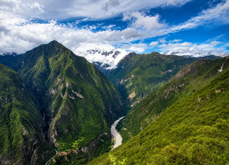 The stunning Apurímac River Canyon, part of the route to the Choquequirao archaeological complex