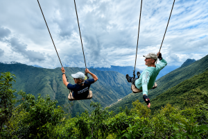 The swings along the Salkantay Trek to Machu Picchu