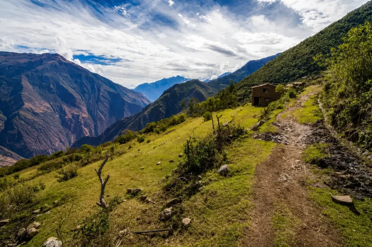 The village of Marampata on the Choquequirao hike
