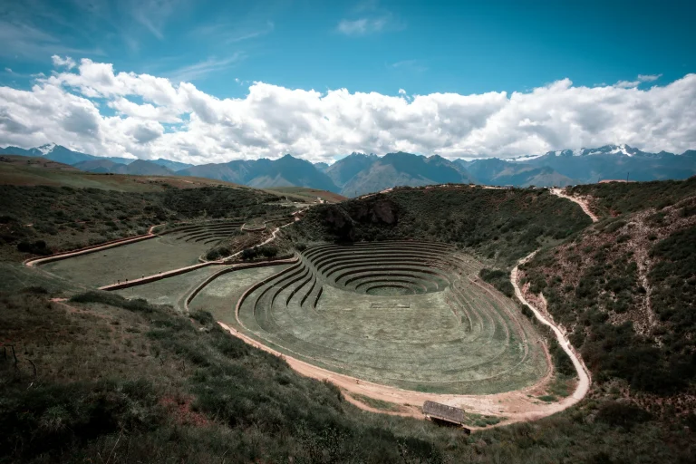 The Moray archaeological complex, located in the Sacred Valley of the Incas